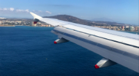 On Final Approach For Gibraltar Airport